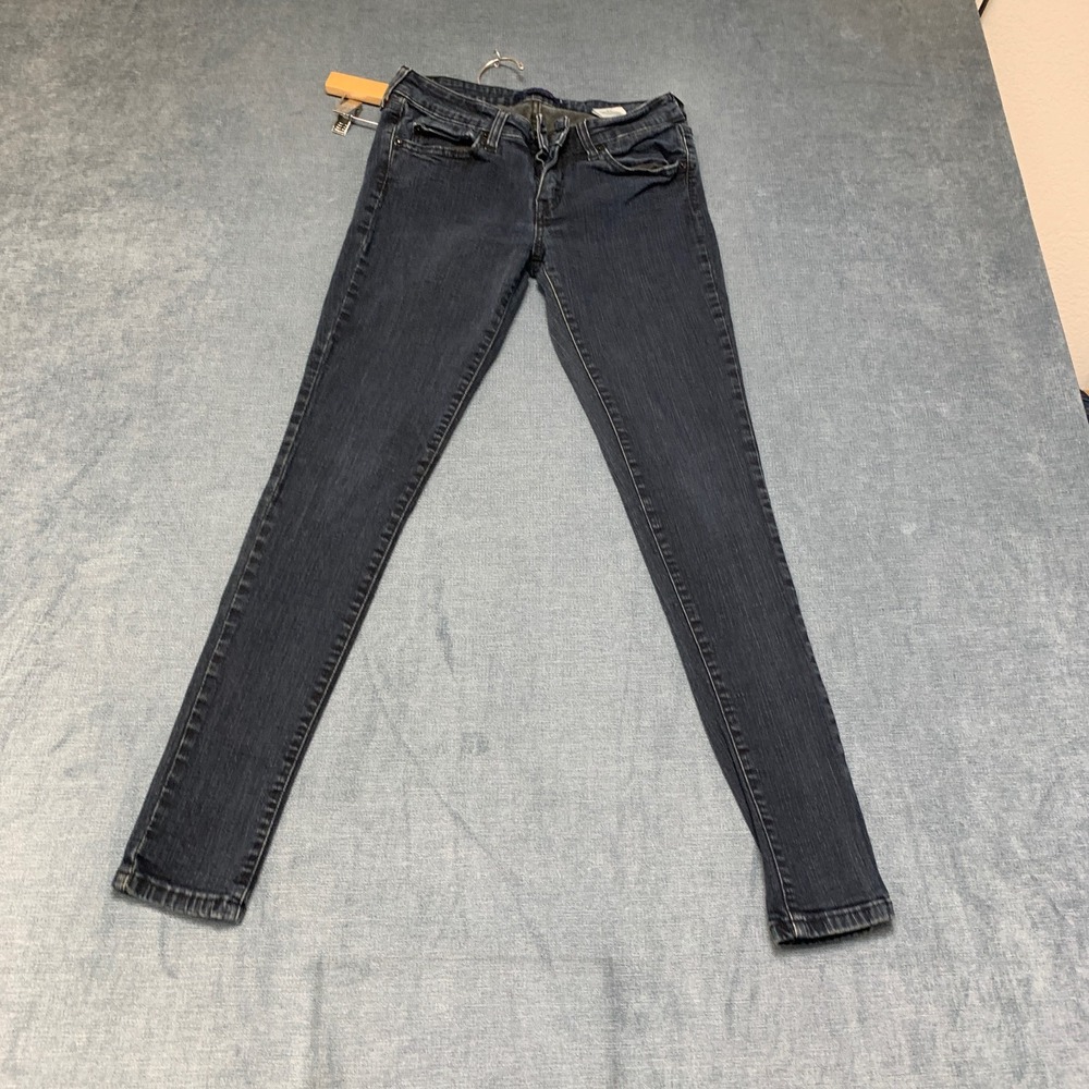 Levi's 535 Legging Jeans Womens 5M Blue Denim Cotton Stretch Zip Fly Regular Fit